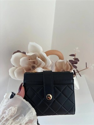 Laletto Bags Kadın Kapitone Detaylı Suni Deri Cüzdan