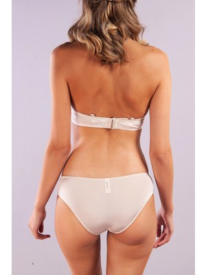 Hace Bazaar Golshan Gala Mini Slip, Kadın Dantelli Ten Külot