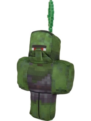 Minecraft Klipsli Peluş Figür Zombi̇