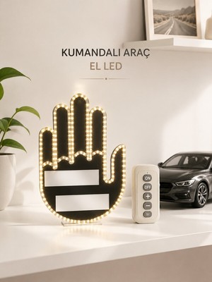 Aracınız Için Eğlenceli ve Güvenli Iletişim: LED Jest Lambası Uzaktan Kuman - NEXORA9198-8
