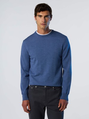 North Sails Merino Yün Bisiklet Yaka Erkek Triko Kazak 12 Gg