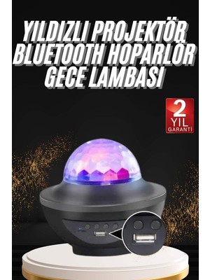 Dönen Işıklı Disko Topu Projektör Müzik Çalarlı Disco Speaker - NEXORA5047-3647
