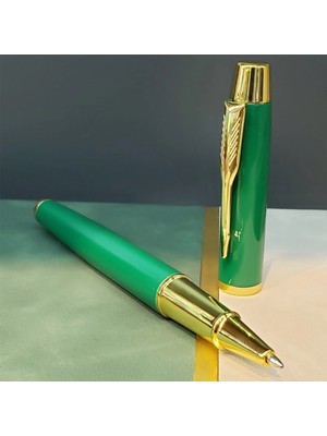 Hace Bazaar Yeşil Metal Roller Kalem