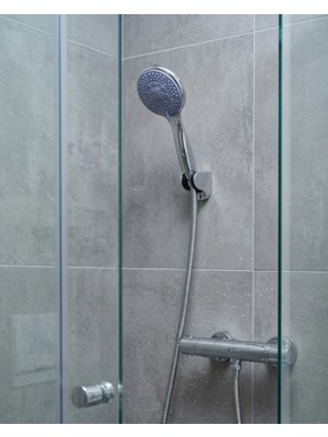 4 Modlu El Duşu Başlığı Spiral Hortumlu Duş Seti Banyo Aksesuarı - NEXORA9877-5221