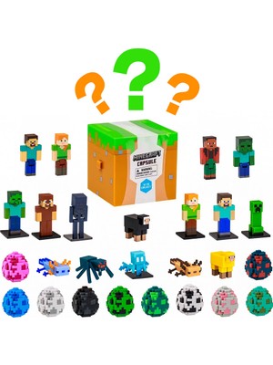 Minecraft Capsule Sürpriz Figür Yeşil