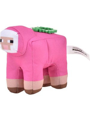Minecraft Klipsli Peluş Figür Pembe Koyun