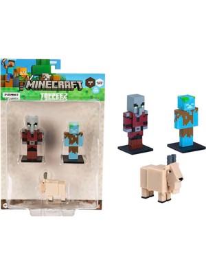Minecraft 3D Toppeez 3'lü Figür Seti 3