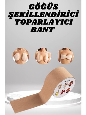 Toparlayıcı ve Şekillendirici Göğüs Bandı Tere ve Suya Dayanıklı Hassas Cil - NEXORA9432-5