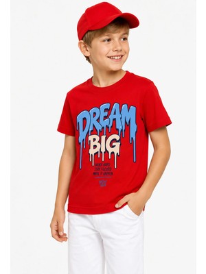 Dream Big %100 Pamuk Premium Kalite Erkek Çocuk Tişörtü