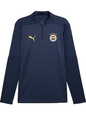Puma Fenerbahçe Training 1/4 Zip Top Erkek Lacivert Tişört