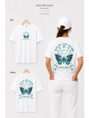 Love You More %100 Pamuk Heavy Cotton Premium Kalite Kadın Tişört