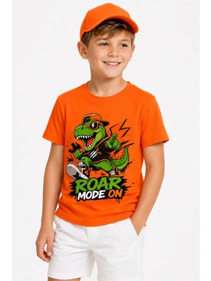 Roar Mode On %100 Pamuk Premium Kalite Erkek Çocuk Tişörtü