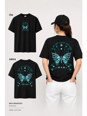 Love You More %100 Pamuk Heavy Cotton Premium Kalite Kadın Tişört