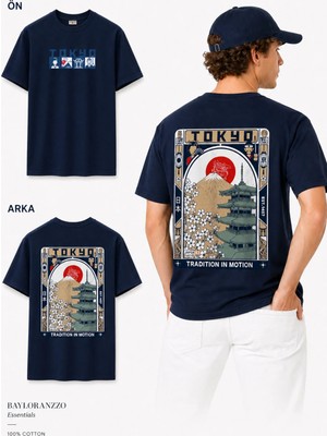 Tokyo City %100 Pamuk Heavy Cotton Premium Kalite Unisex Tişört