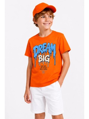 Dream Big %100 Pamuk Premium Kalite Erkek Çocuk Tişörtü