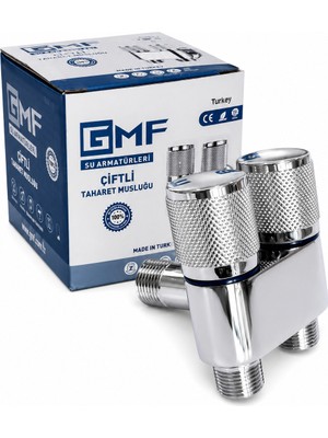 Gmf Çift Çıkışlı Taharet Musluğu / Ara Musluk