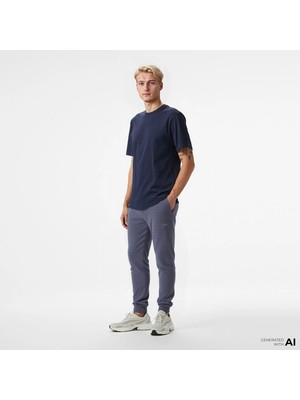 Champion Rib Cuff Erkek Gri Eşofman Altı