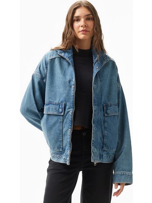 Calvin Klein Jeans Kadın Mavi Mont