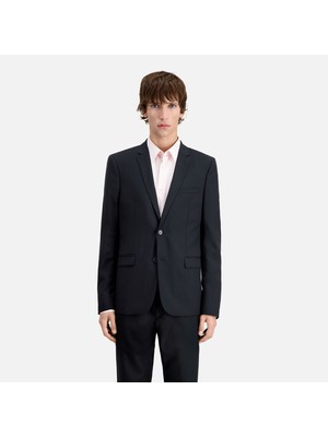 The Kooples Erkek Siyah Yün Ceket