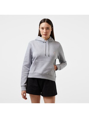 Guess Mini Organic Soft Fleece 350 Kadın Mavi Sweatshirt