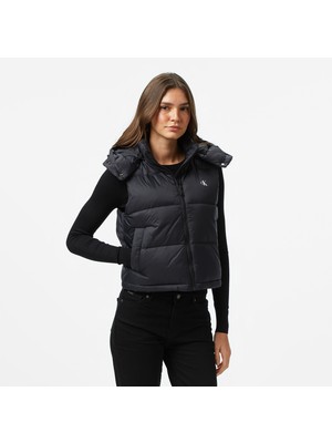 Calvin Klein Essential Midweight Puffer Kadın Siyah Yelek