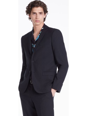 The Kooples Erkek Straıght Fıt Lacivert Yün Ceket