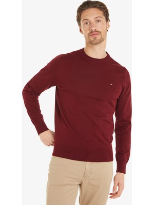 Tommy Hilfiger Erkek Kırmızı Triko