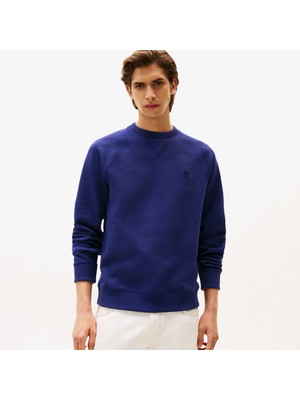 Tommy Hilfiger Monogram Imd Erkek Mavi Sweatshirt