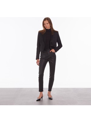 The Kooples Kadın Slım Fıt Siyah Pantolon