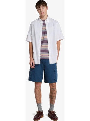 Timberland Sleeve Stretch Poplin Erkek Beyaz Pantolon