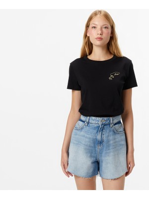 Boss Esogo Kadın Siyah T-Shirt