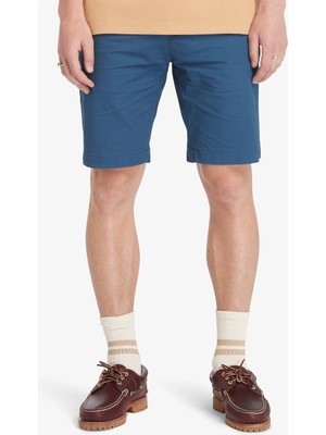 Timberland Poplin Chino Erkek Mavi Şort