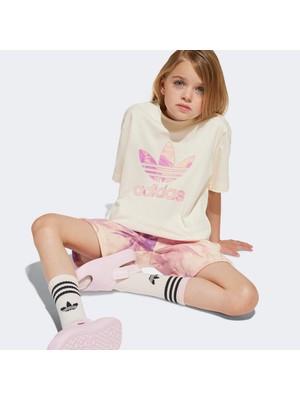 Adidas Tee Bej Çocuk Şort Tişört Takımı