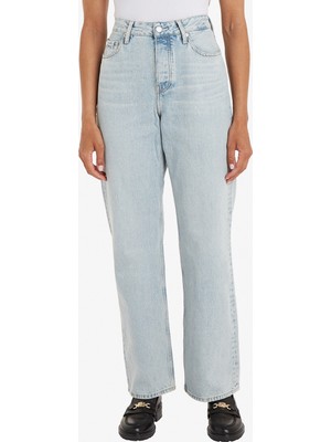 Tommy Hilfiger Looseaight Kadın Mavi Jean