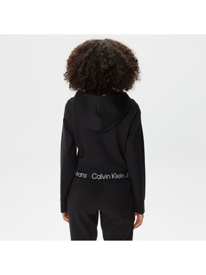 Calvin Klein Tape Milano Siyah Kadın Sweatshirt