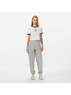 Calvin Klein Monologo French Terry Jogger Kadın Gri Eşofman Altı