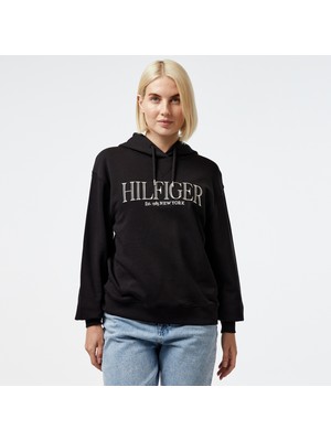 Tommy Hilfiger Kadın Siyah Sweatshirt