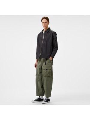 Alpha Industries Oversızed Tactical Unisex Gri Pantolon