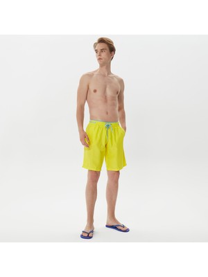 Moschino Erkek Sarı Deniz Şortu