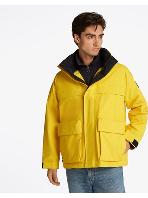 Tommy Hilfiger Regatta Mid Length Erkek Sarı Ceket