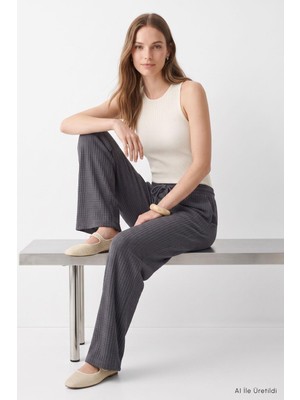 Rays Bol Paça Pantolon 8612A Füme