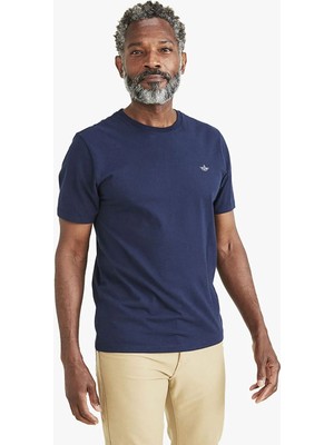 Dockers Yuvarlak Yaka Lacivert Tişört
