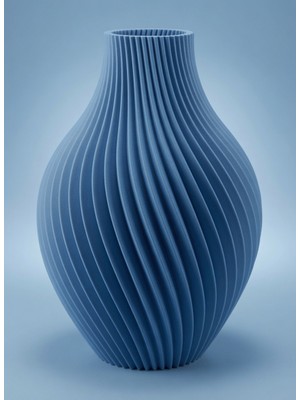 Sepetzone Spiral Vazo - Dekoratif Modern Vazo 17 cm