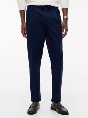 Tommy Hilfiger Erkek Regular Fit Normal Bel Düz Paçalı Mavi Pantolon MW0MW39702-DCC
