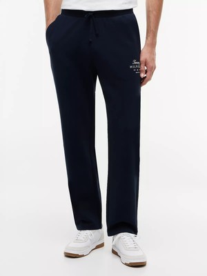 Tommy Hilfiger Erkek Dokuma Kumaş  Normal Bel  Düz Model Lacivert Eşofman Altı MW0MW44332-DW5