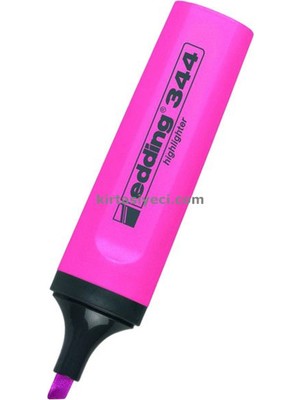 Edding E-344 Pembe Fosforlu Kalem 1 Adet Renkli Yazım İçin Uygun Ölçüler