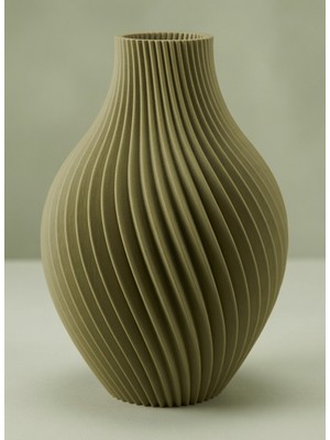 Sepetzone Spiral Vazo - Dekoratif Modern Vazo 17 cm