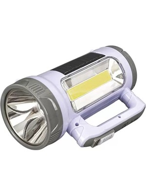 Sh Powermaster JA-1953 5W Solar + Şarjlı Işıldak El Feneri Najmaddin