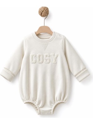 BabyCosy Organic Wear Bebek 2li Short Oversize Zıbın BODY%100 Organik Pamuk, BEBEK-YENIDOĞAN-CSY8052