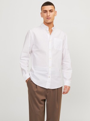 Jack & Jones Jack Jones Erkek Pamuklu Uzun Kol Gömlek 12182486